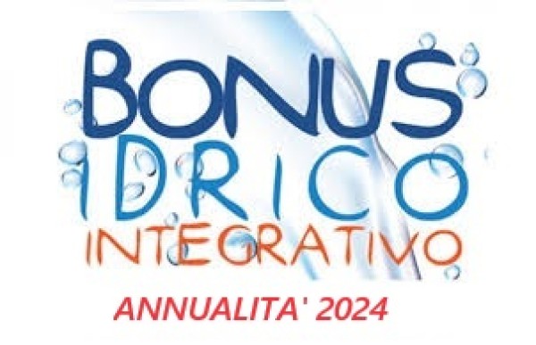 BONUS SOCIALE IDRICO INTEGRATIVO PER L’ANNO 2024