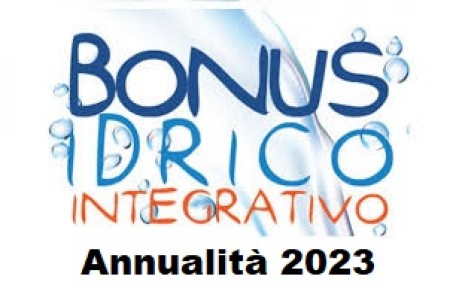 BONUS SOCIALE IDRICO ANNUALITA' 2023
