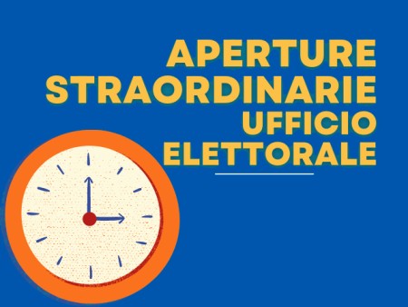 AVVISO APERTURA STRAORDINARIA UFFICIO ELETTORALE