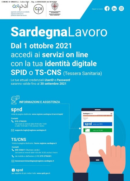 ACCESSO AI SERVIZI ON LINE DEL CPI/ASPAL