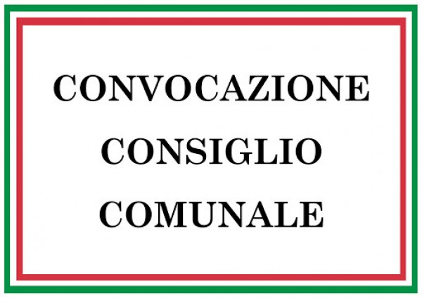 convocazione consiglio comunale venerdì 26 novembre 2021 ore 19:00 c/o centro sociale
