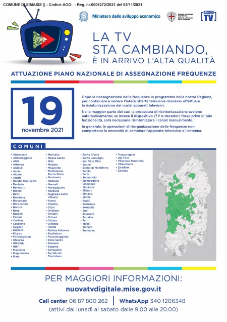 ATTUAZIONE PIANO NAZIONALE DI ASSEGNAZIONE FREQUENZE