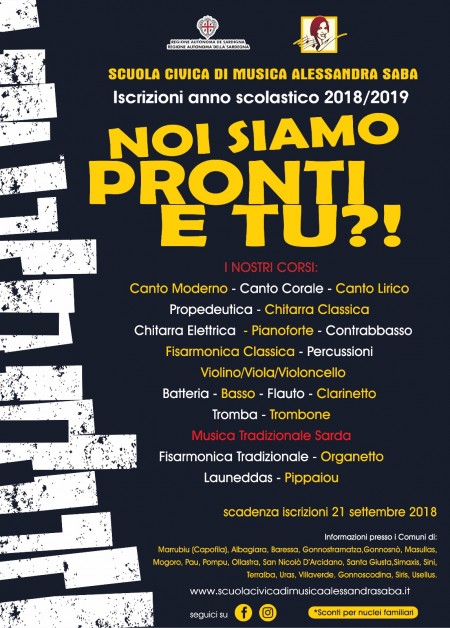 SCUOLA CIVICA DI MUSICA A.S. 2018/2019